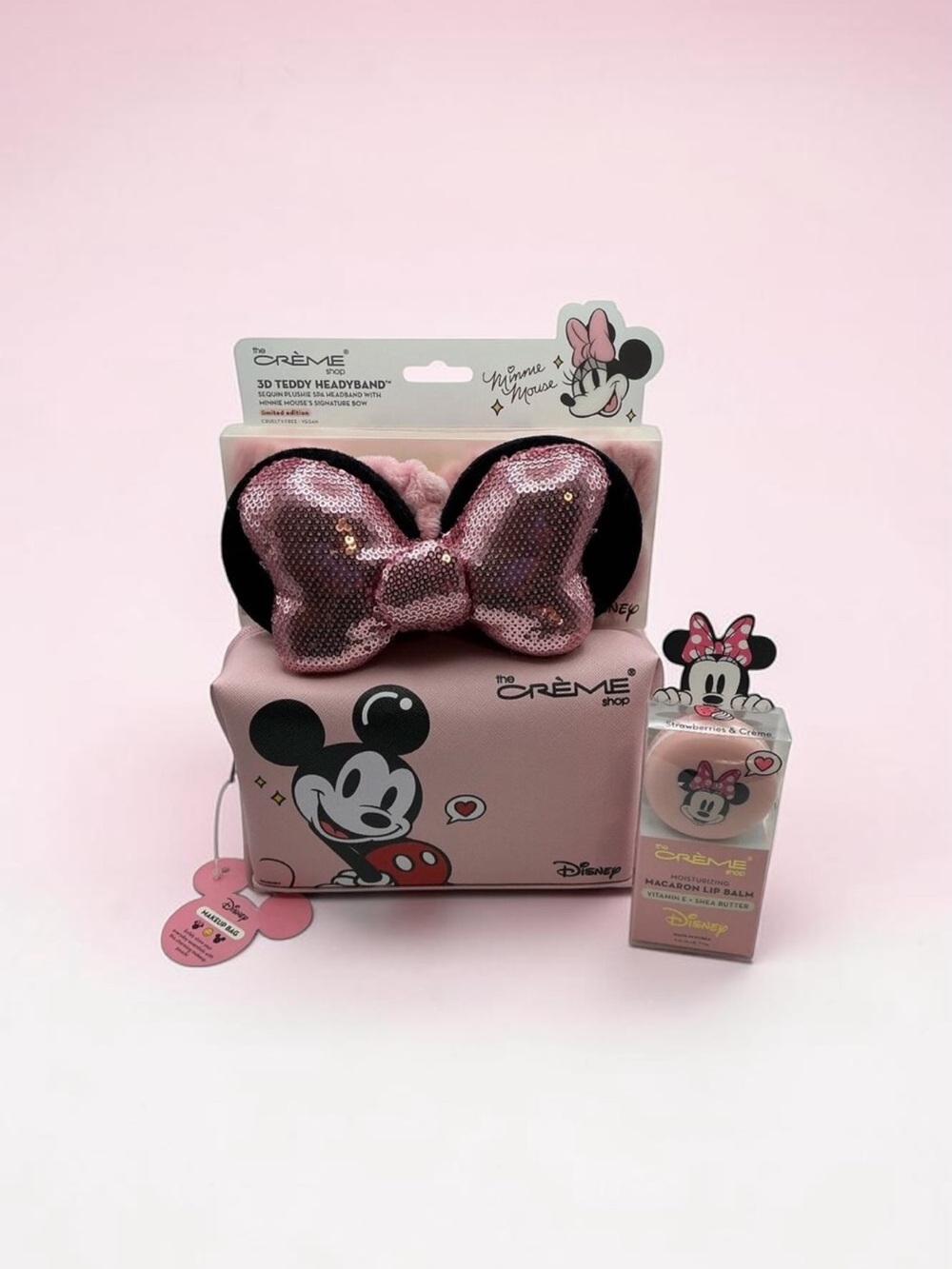 Disney Minnie Mouse Beauty
Bundle Headband Bag Lip Balm
NWT